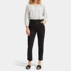 Everlane Black Slim Leg Crop Jeans